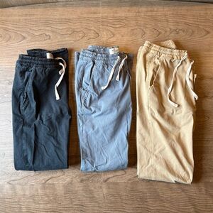 Men's Casual Pants - Black, Gray, Tan